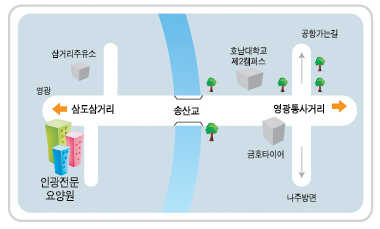 찾아오시는 길 약도